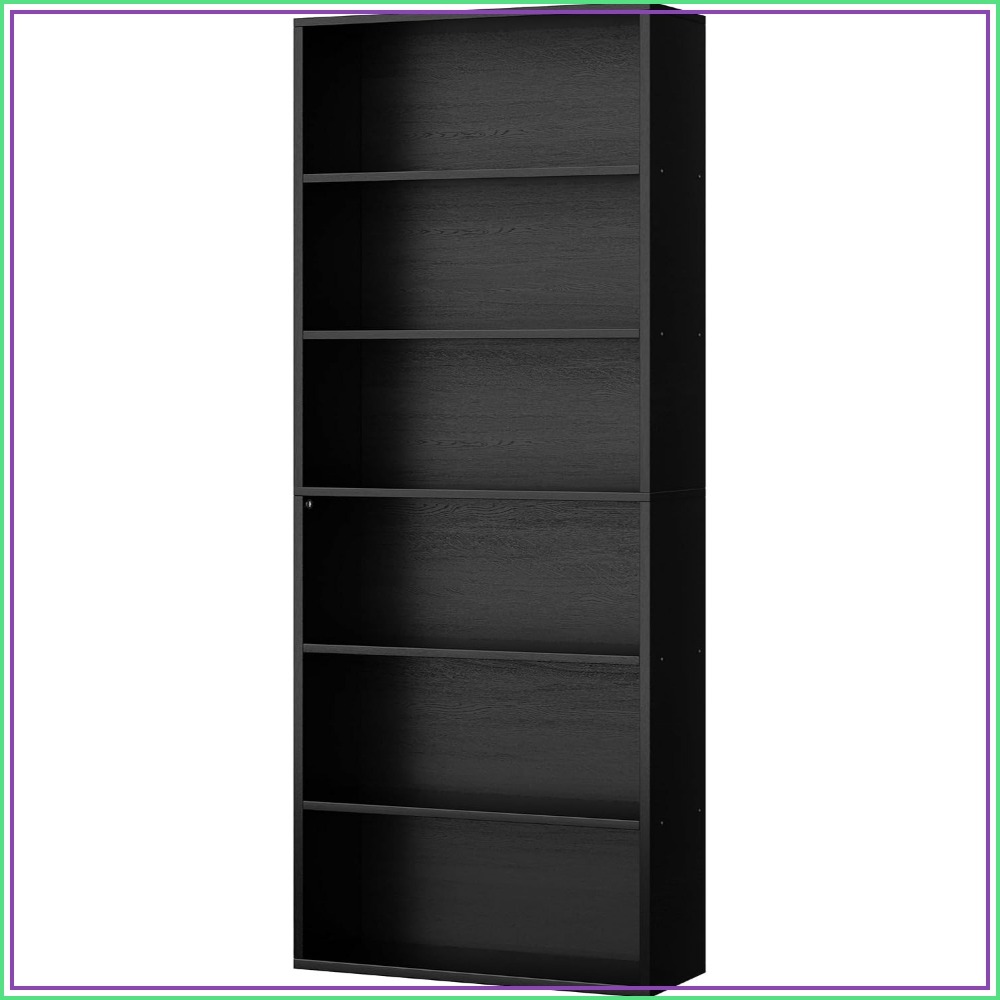 Home Office In Living Room - 6-laags open boekenkast, 70,6 inch hoge