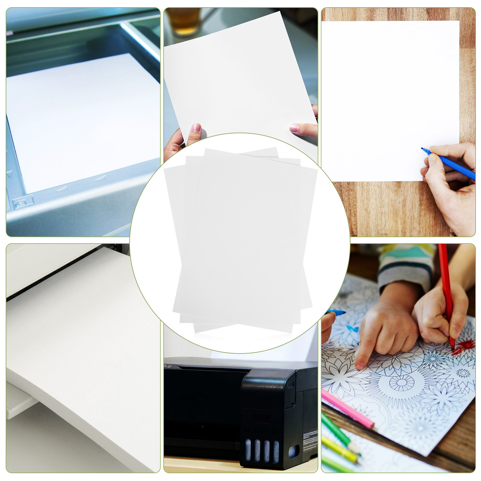 Laser Printer Home - 100 vel A4 printerpapier, blanco premium