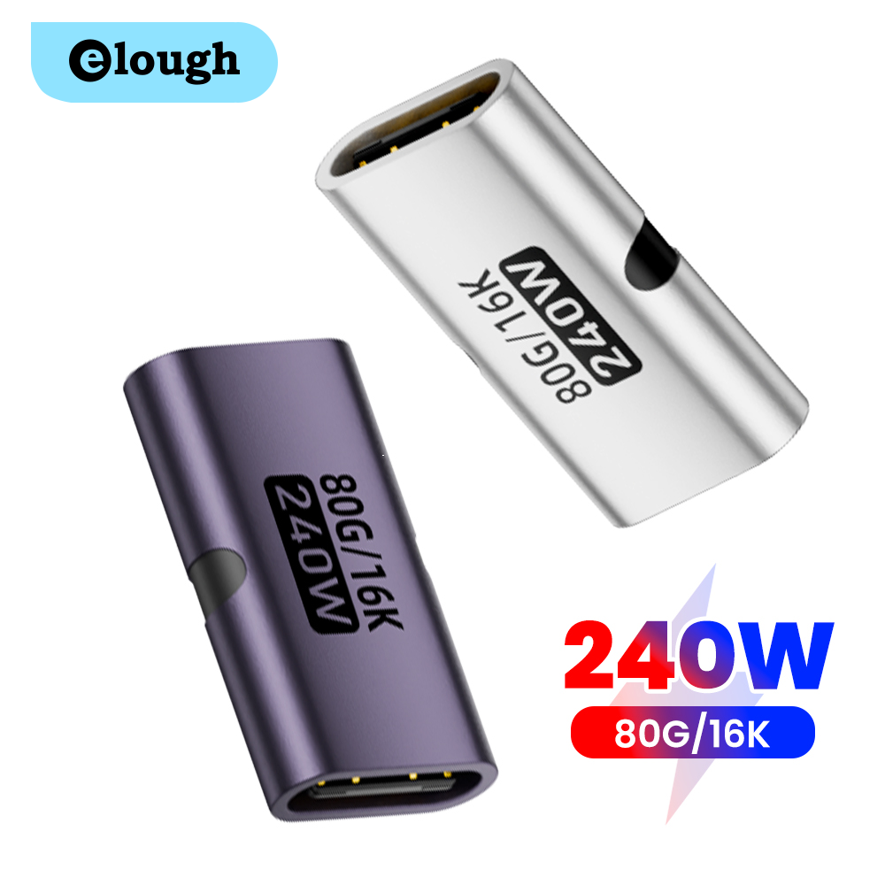 Home Office For Mac - 240W PD USB C vrouw-vrouw adapter