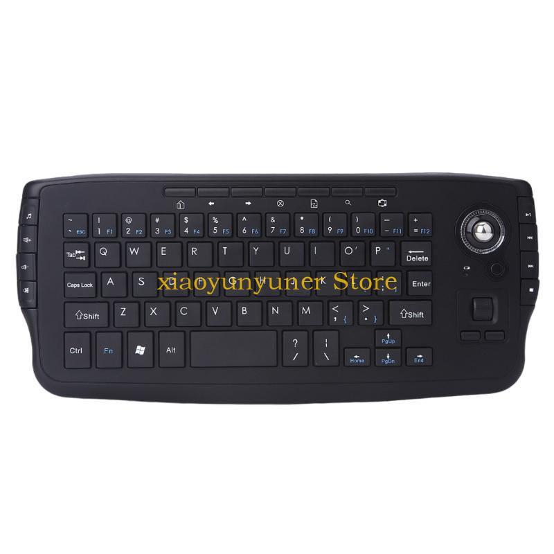 English Home Office - Draadloos toetsenbord met geïntegreerde 2.4G Trackball