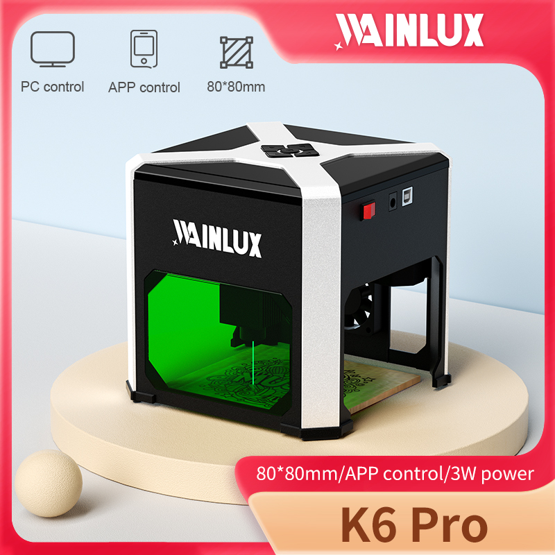 Laser Printer Home - Wainlux Lasergraveerder K6 Mark Printer Cutter