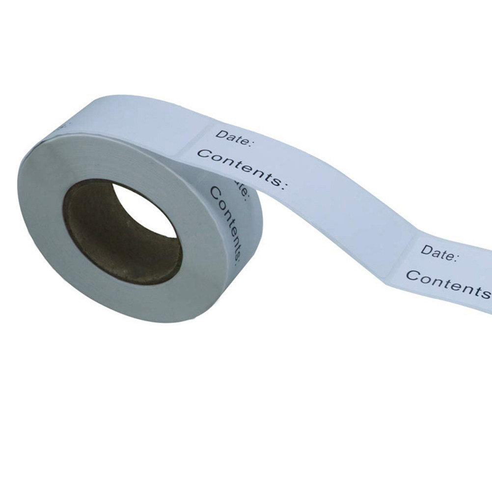 English Home Office - 2 Rollen Premium Zelfklevende Datumsstickers Engels