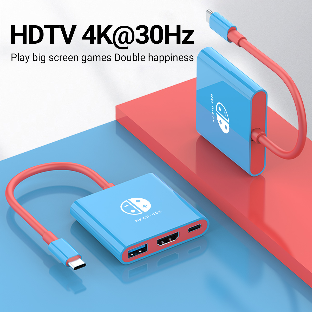 Home Office For Mac - 3-in-1 USB-C hub, Type-C naar HDMI