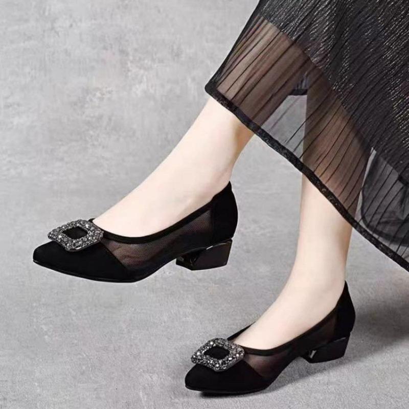 Home Office Size - Elegante pumps met spitse neus en