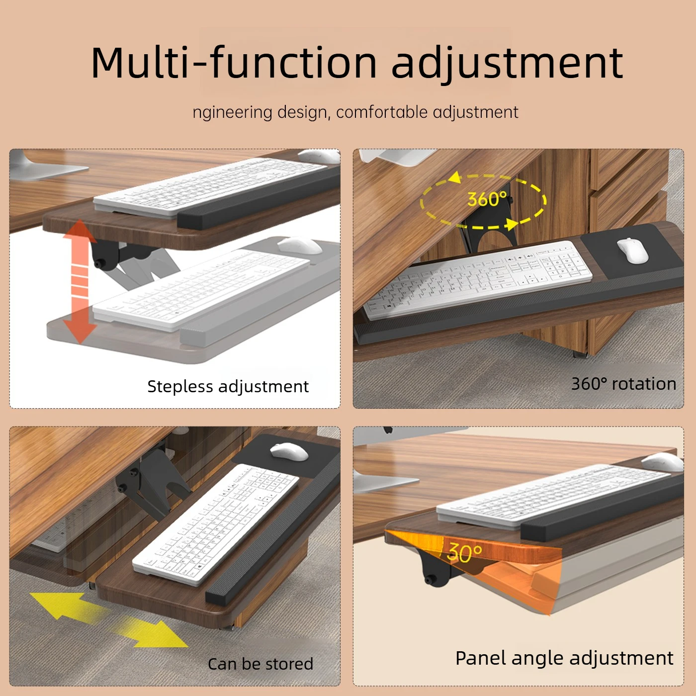 Onderbureaublad voor toetsenbo - Keyboard Tray Under Desk recensie en prijs