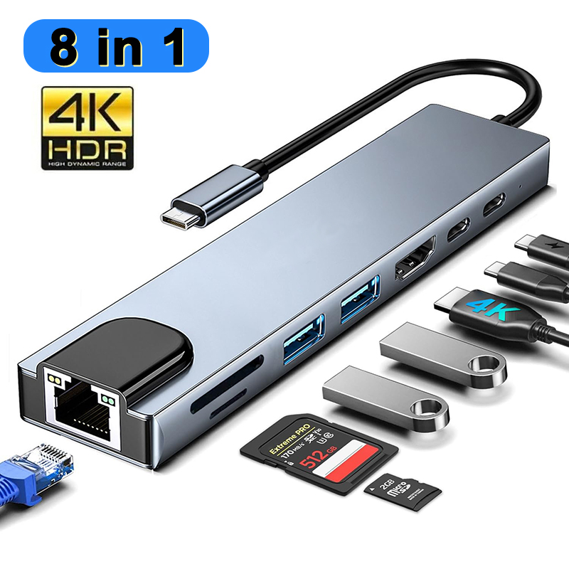 8-in-1 USB Type C-hub voor Mac - Home Office For Mac recensie en prijs