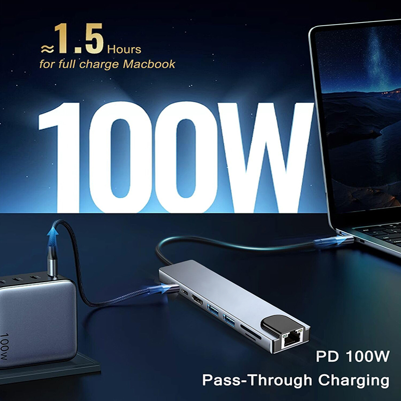 8-in-1 USB Type C-hub voor Mac - Home Office For Mac recensie en prijs