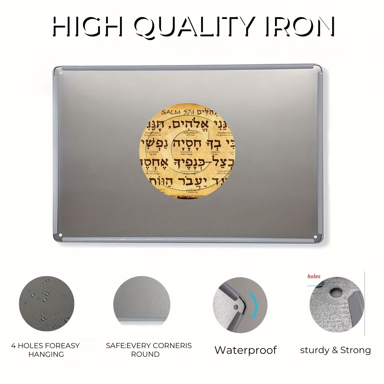CIFBUY Vintage Aluminium Wandd - Home Office For recensie en prijs