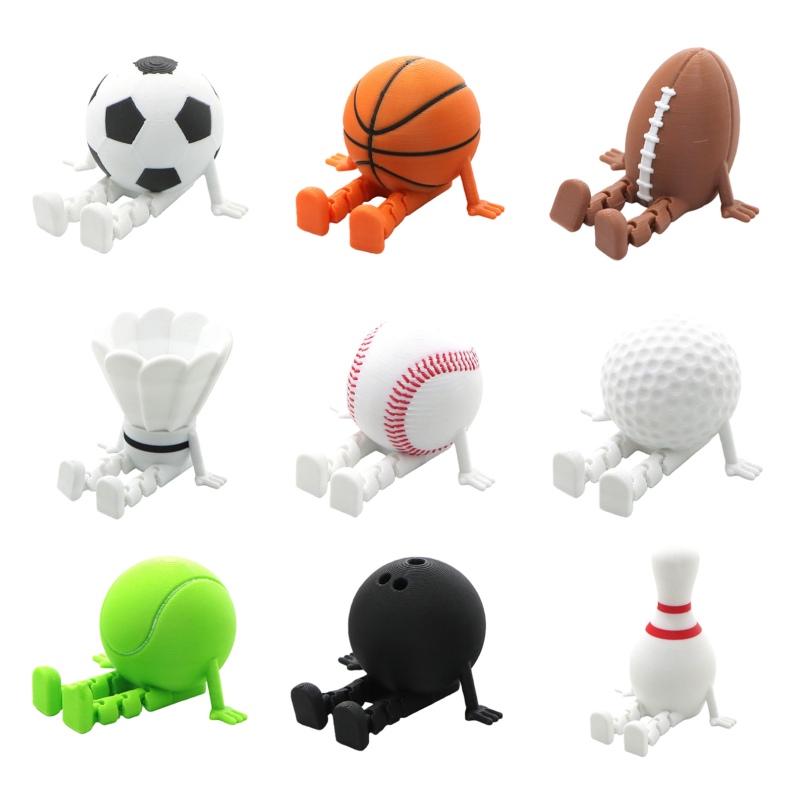 Sportbalvriendjes 3D-geprinte  - Home Office Student recensie en prijs