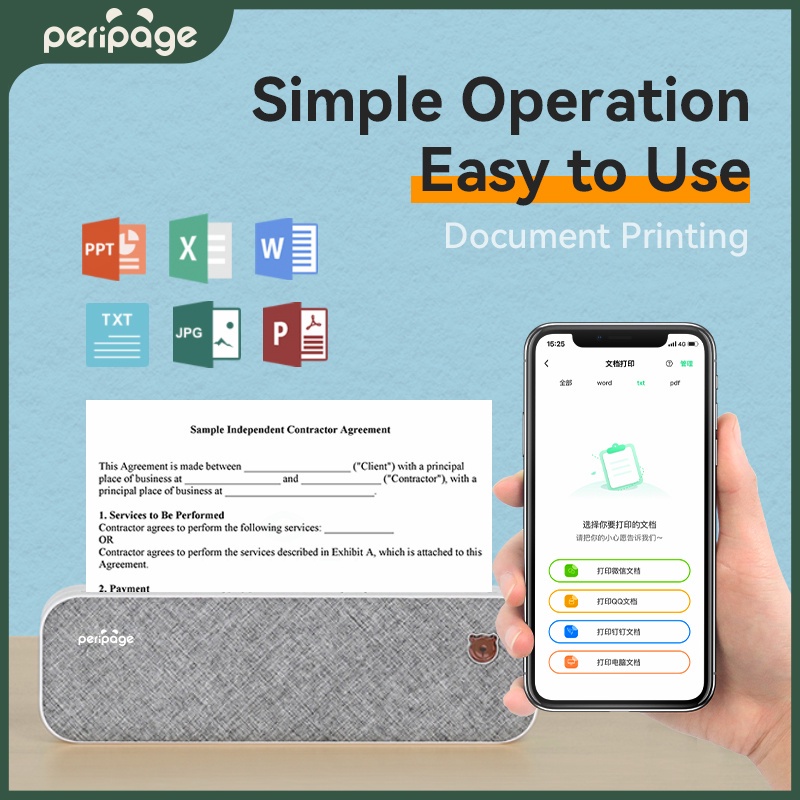 Peripage draagbare A4-printer  - Laser Printer Home recensie en prijs