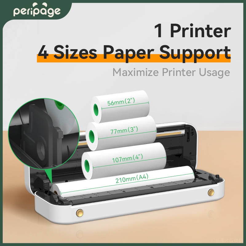 Peripage draagbare A4-printer  - Laser Printer Home recensie en prijs