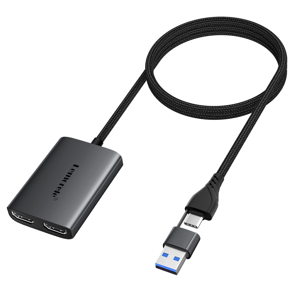 Lemorele Dual HDMI Adapter 4K  - Home Office For Mac recensie en prijs