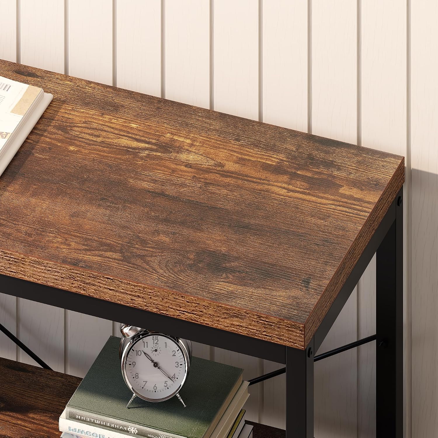 3-laags industriële boekenplan - Bookcase Wood Shelf recensie en prijs