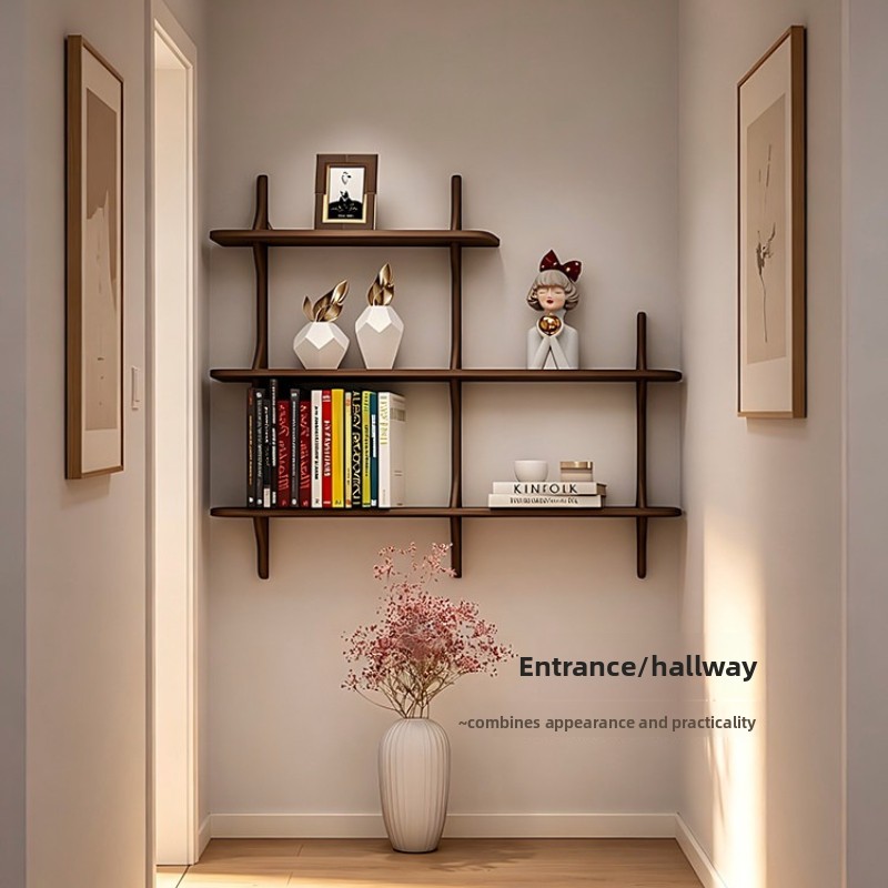 Massief houten wandplank, eenv - Bookcase Wood Shelf recensie en prijs
