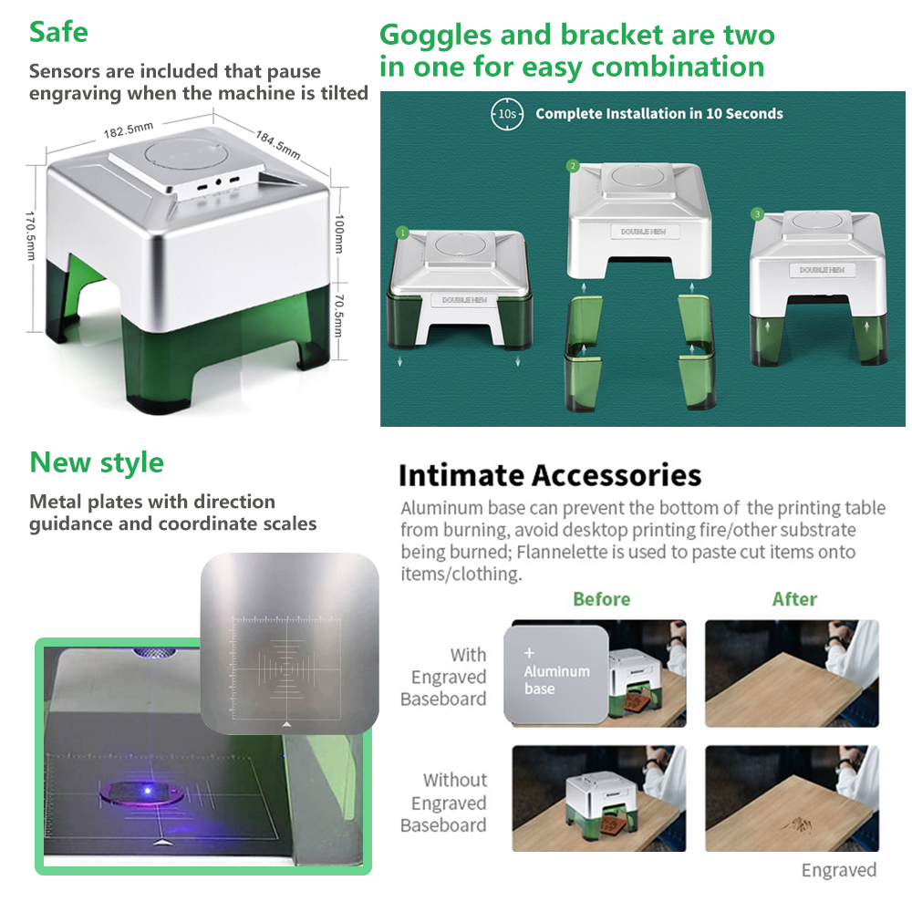 3W Mini Lasergraveermachine Dr - Laser Printer Home recensie en prijs