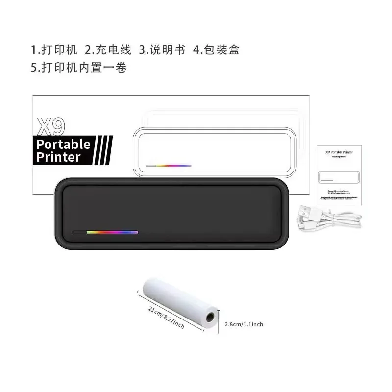 Hete Aanbieding X9 Draagbare I - Laser Printer Home recensie en prijs