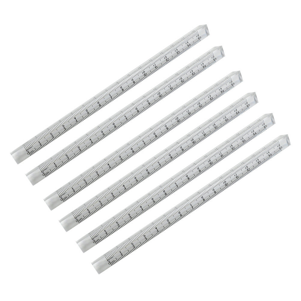 6 stuks plastic driehoekige li - Home Office Student recensie en prijs