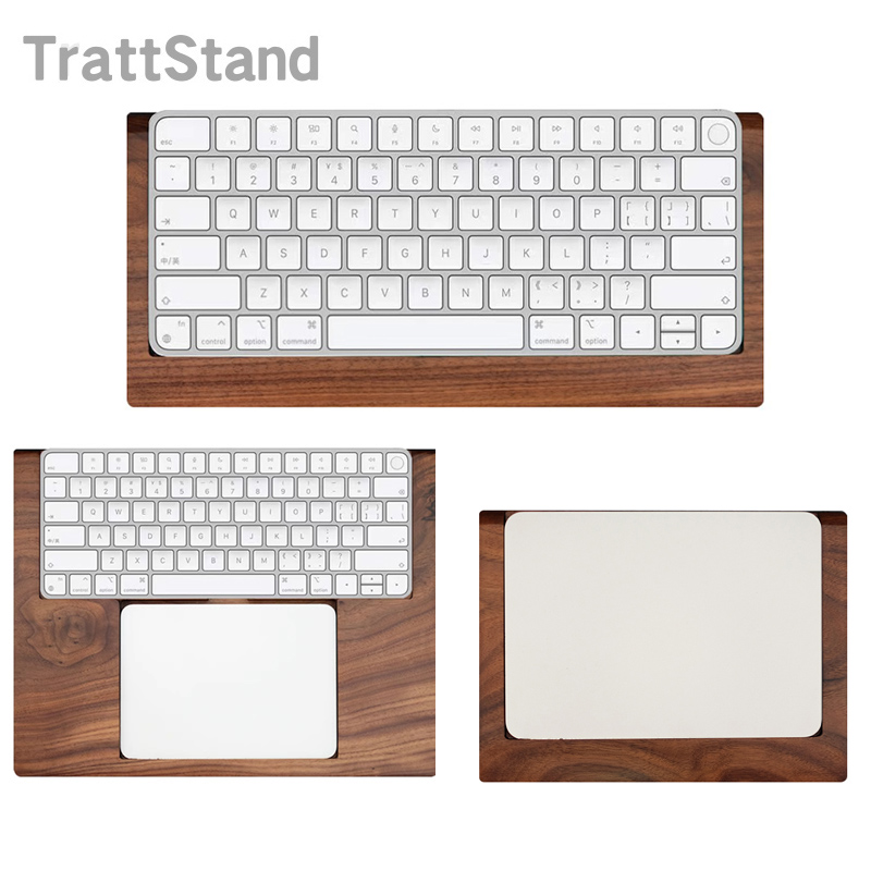 2-in-1 Walnoot Massief Houten  - Keyboard Tray Under Desk recensie en prijs