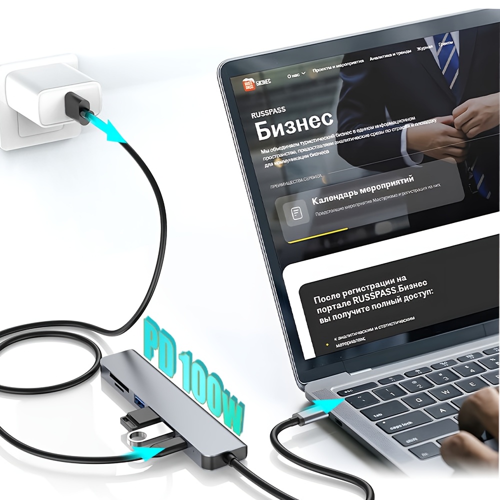 7-in-1 USB C Hub naar 4K HDMI- - Home Office For Mac recensie en prijs