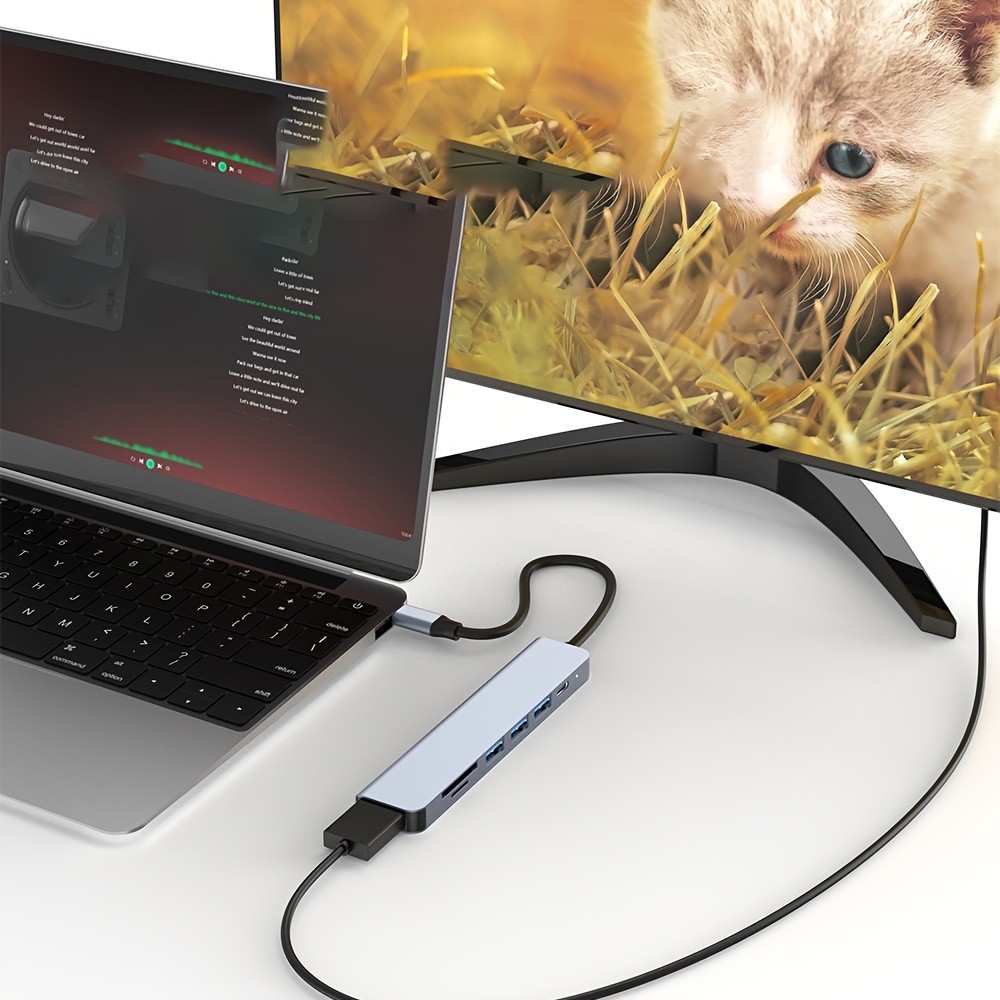 7-in-1 USB C Hub naar 4K HDMI- - Home Office For Mac recensie en prijs