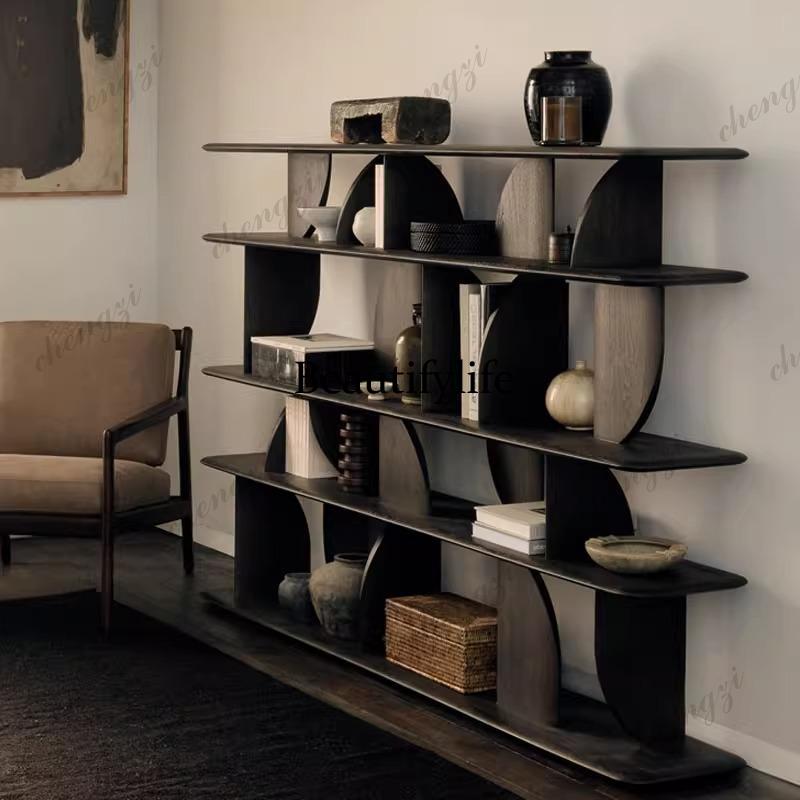 Massief houten boekenplank, zw - Bookcase Wood Shelf recensie en prijs