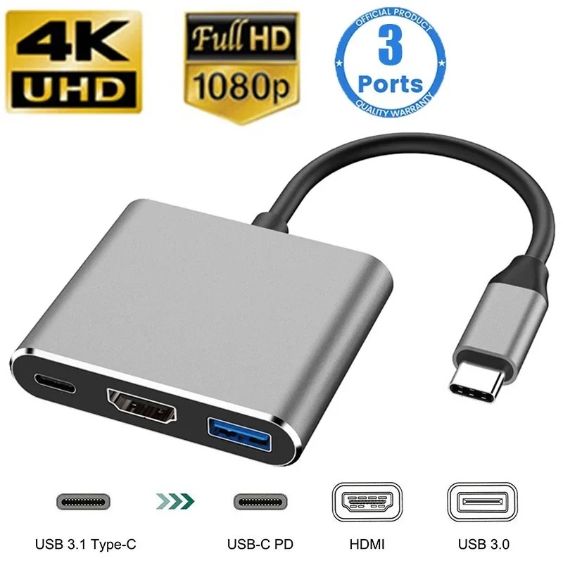 USB C HUB 3in1 Type C 3.0 naar - Home Office For Mac recensie en prijs