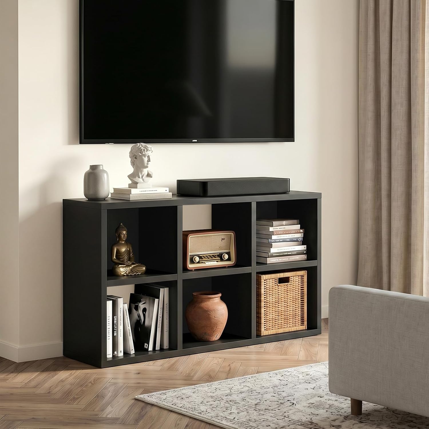 6-kubussen opbergorganizer, mo - Bookcase Wood Shelf recensie en prijs
