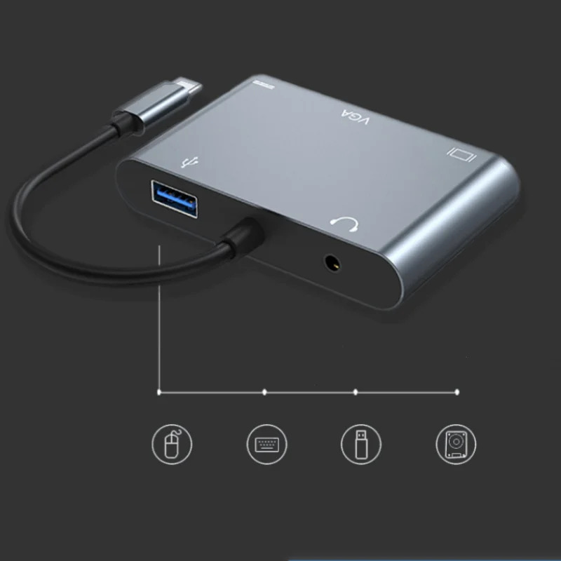USB C Hub Multiport Adapter, 5 - Home Office For Mac recensie en prijs