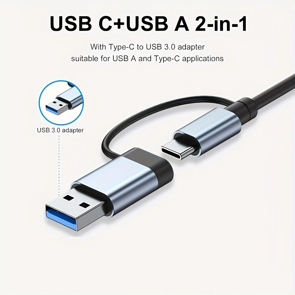 2-in-1 USB3.0 Hub 7-poorts Typ - Home Office For Mac recensie en prijs
