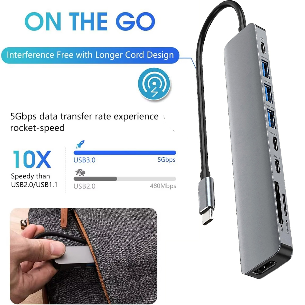 KEBIDUMEI USB 9-in-1 Type-C na - Home Office For Mac recensie en prijs
