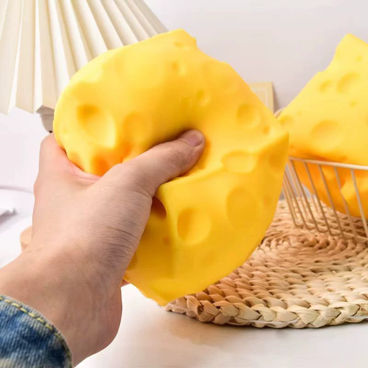 Kaas-stressbal, zacht knijpspe - Home Office Living Room recensie en prijs