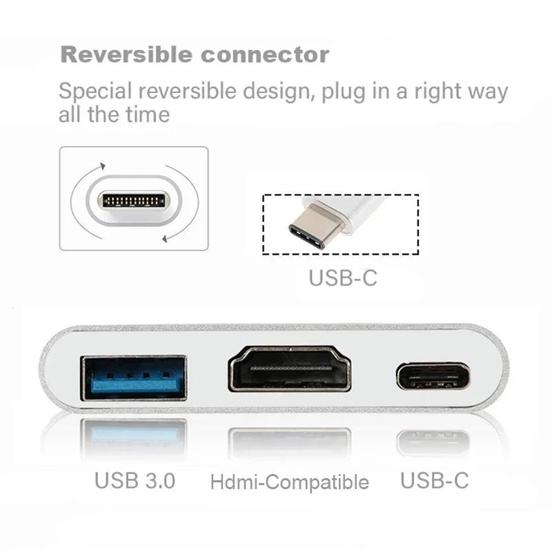 3-in-1 Type-C naar HDMI-compat - Home Office For Mac recensie en prijs